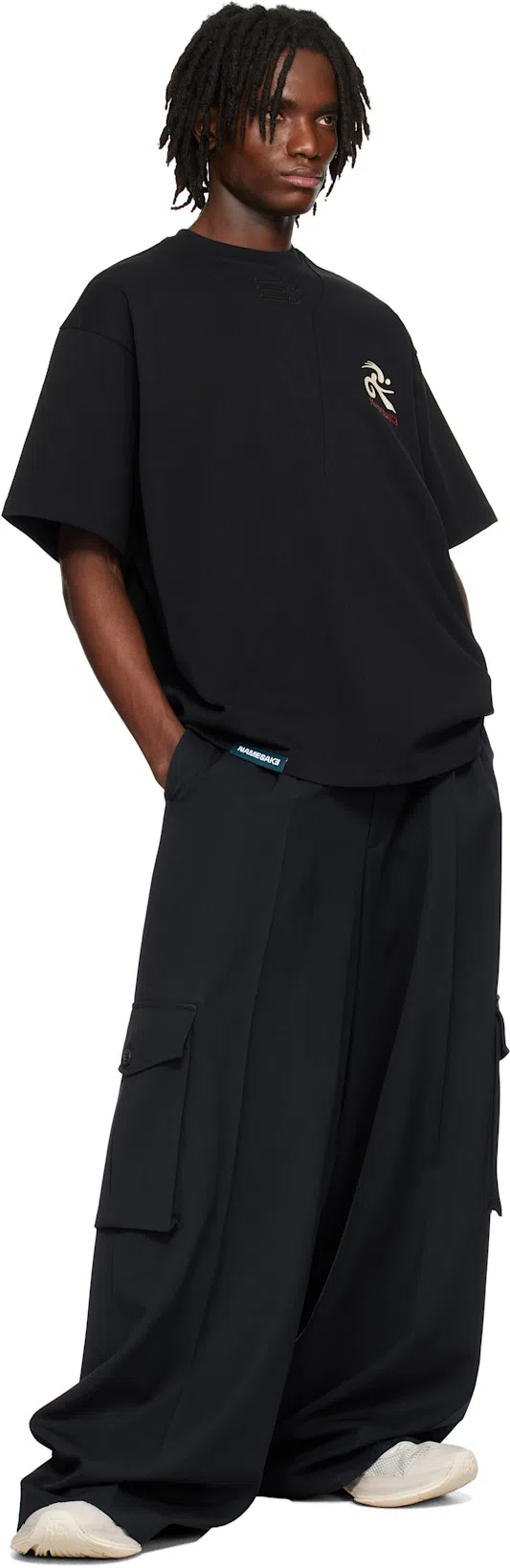 DRIES VAN NOTEN Piers Cargo Pants In Black