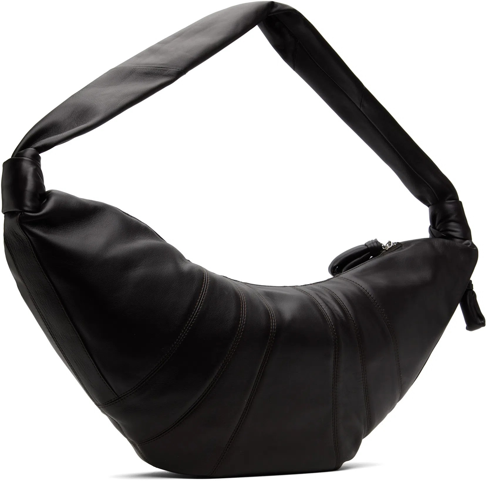 LEMAIRE Anatomic Pump 55 Leather Loafer Pumps In Bk999 Black