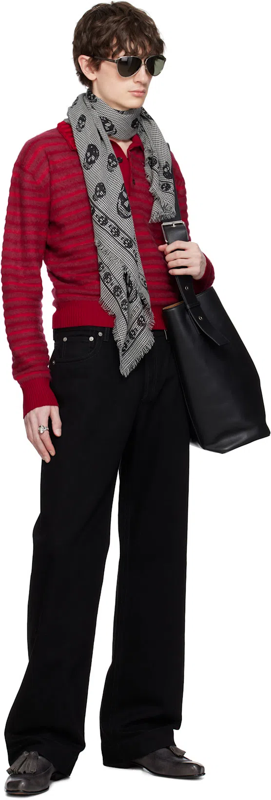 ALEXANDER MCQUEEN Mcqueen 'skull' Jeans In Black