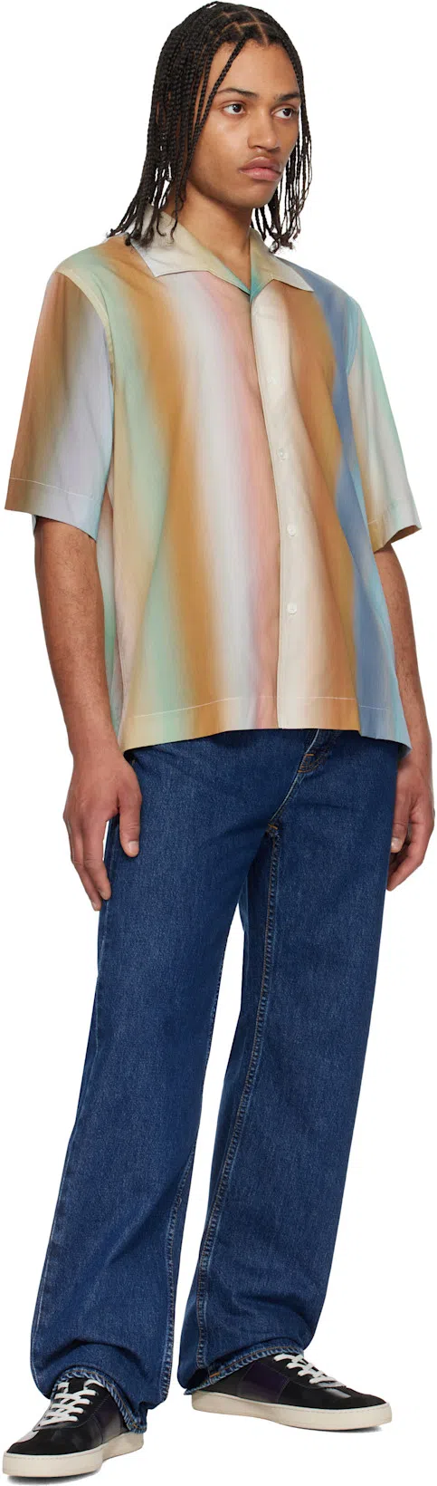 PAUL SMITH Multicolor Oversized Smith Stripe Shirt In 92 Multi