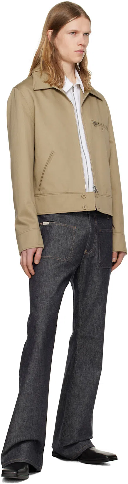 RICK OWENS Black Hollywood Heeled Sliver Chelsea Boots In 09 Black