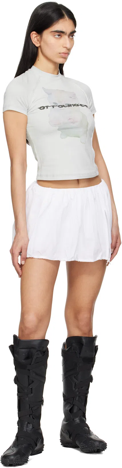 OTTOLINGER Deconstructed T-shirt In Gray