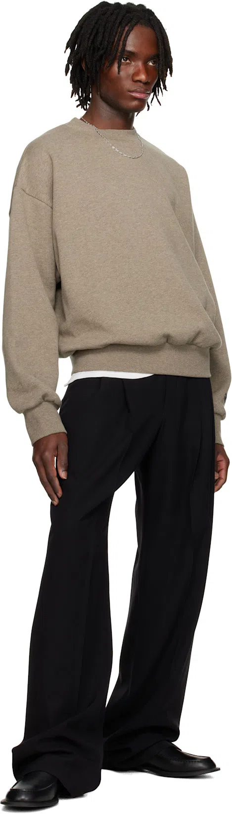 THE ROW Nic Loafers In Black