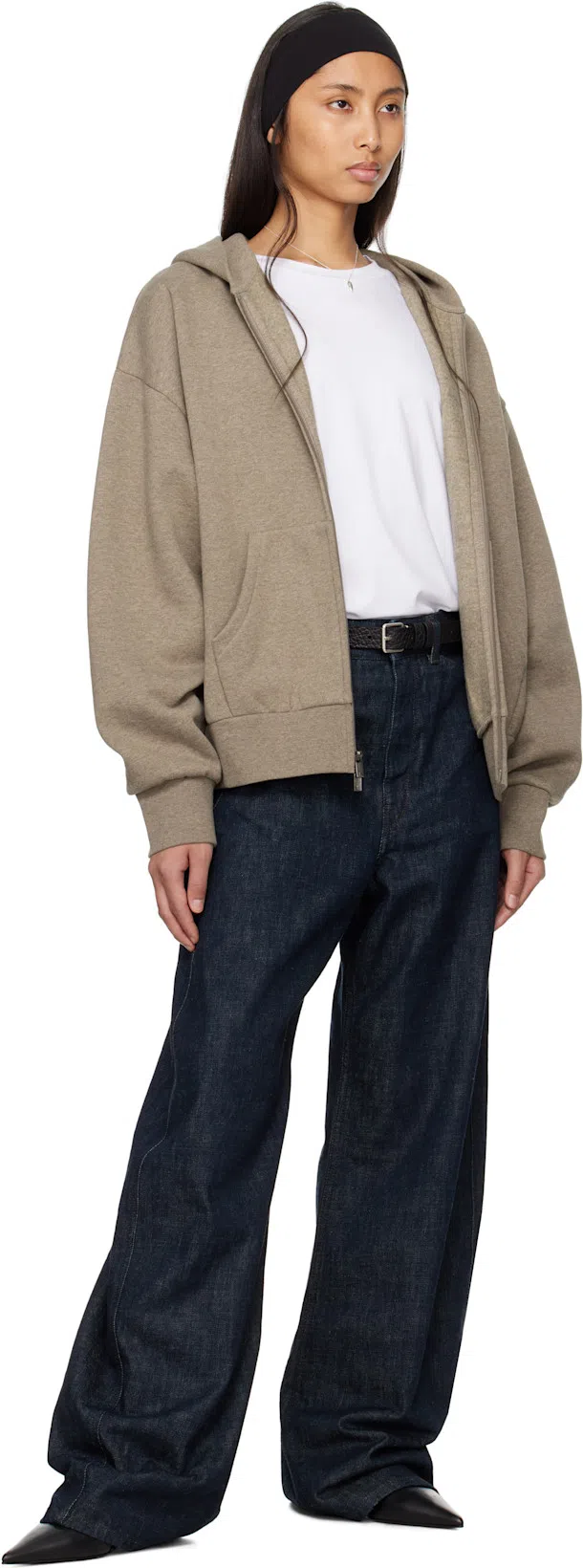 TOTÊME Sharp Leather Ankle Boots In Black