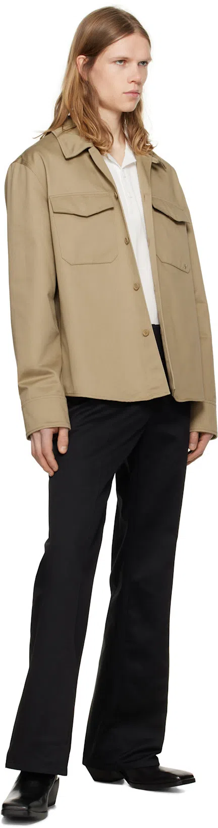 RICK OWENS Black Hollywood Heeled Sliver Chelsea Boots In 09 Black