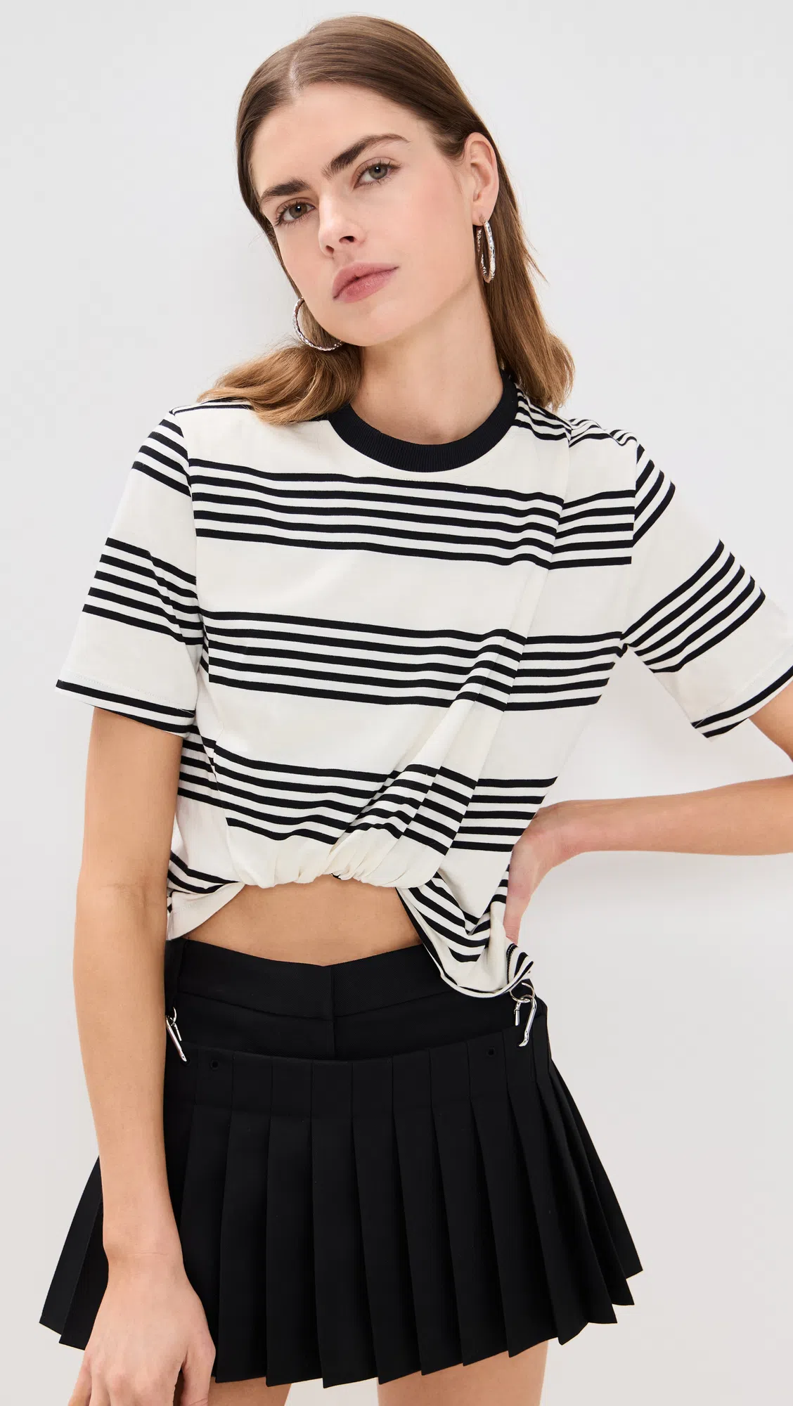 THEORY White Crewneck T-shirt