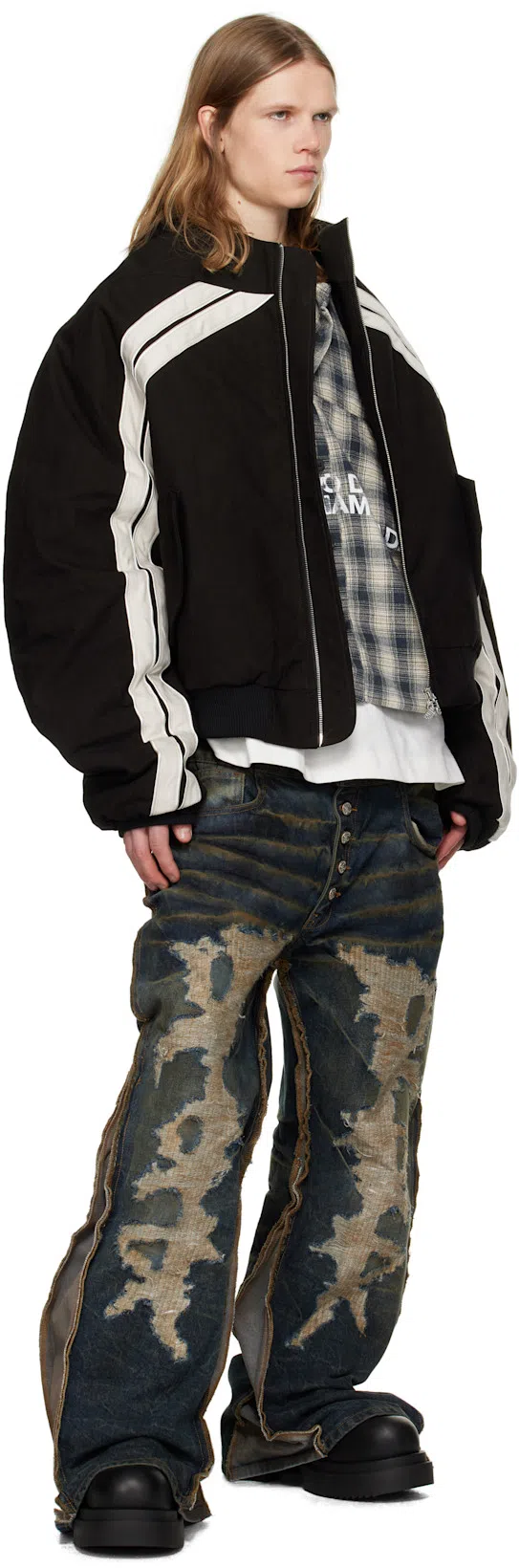 RICK OWENS Chunky Sole Ankle Boots With Elastic Panels In Black