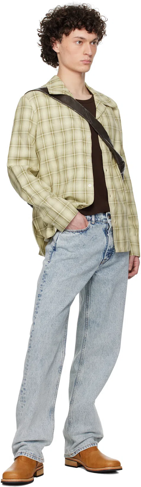 TONYWACK Brown Super Fine Wool Ribbed Tank Top In Dark Brown