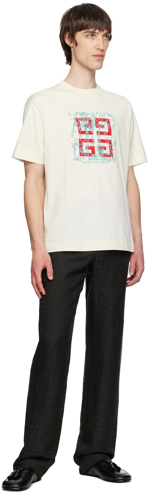 GIVENCHY Black Leather Slippers In 001-black