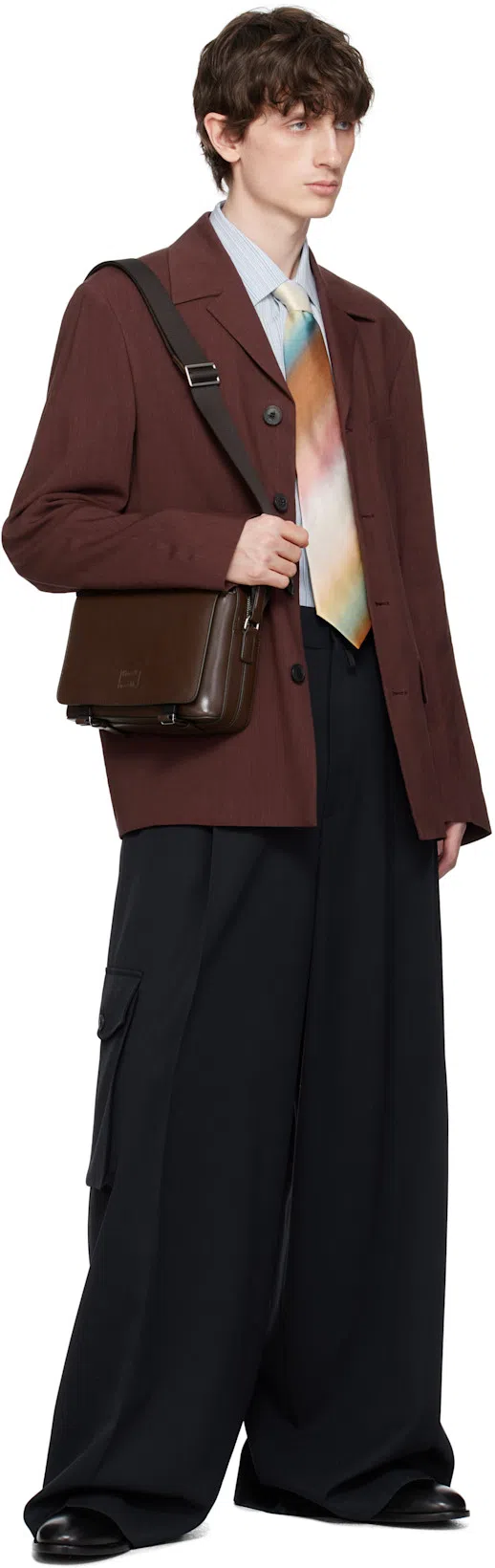 DRIES VAN NOTEN Piers Cargo Pants In Black