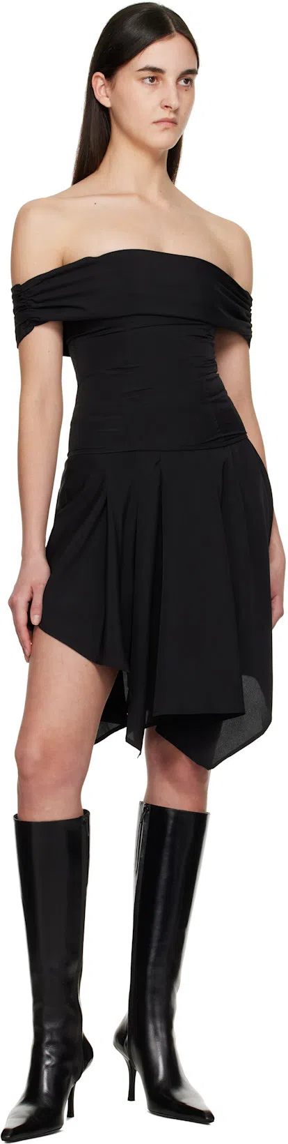 ALEXANDER WANG Black Vivica 85mm Knee-high Tall Boots