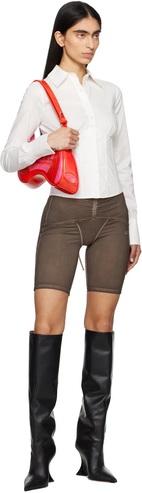 DIESEL Women Pink Play Shoulder Shoulder Bag In Multi