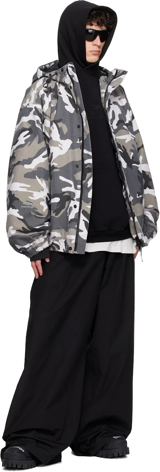 BALENCIAGA L20 Combat Strike Boots In Black