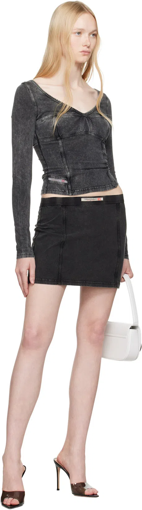 GIANVITO ROSSI Elle 85 Pointed Toe Mules In Black