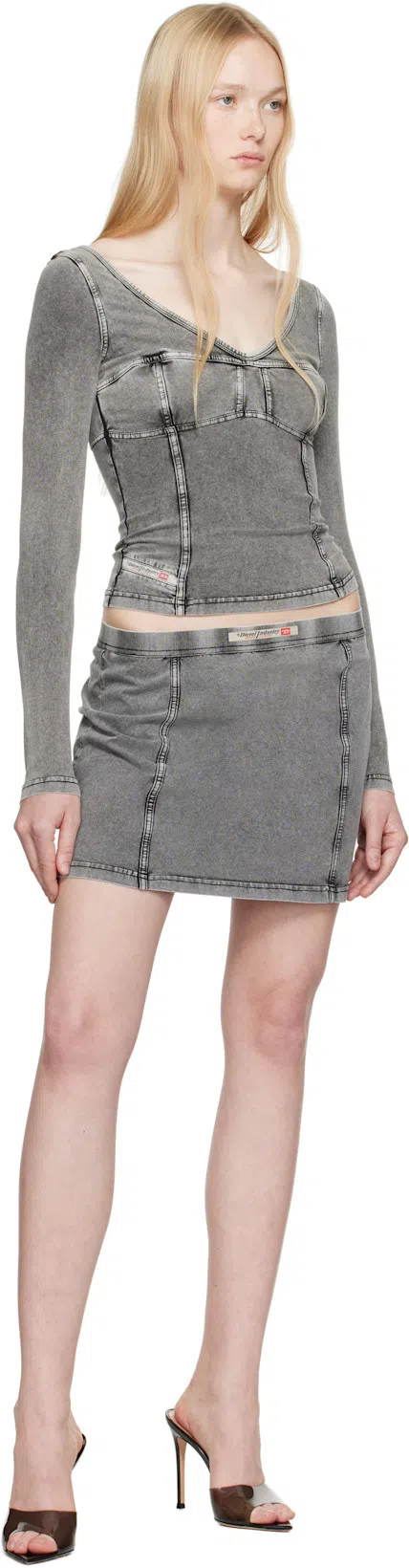 GIANVITO ROSSI Elle 85 Pointed Toe Mules In Black