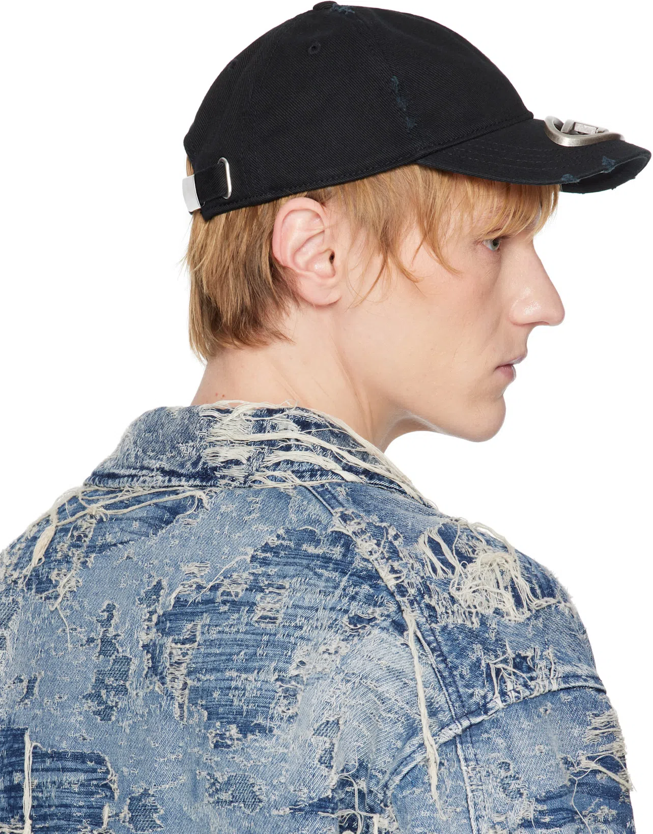 DIESEL Blue T-hans T-shirt In Black