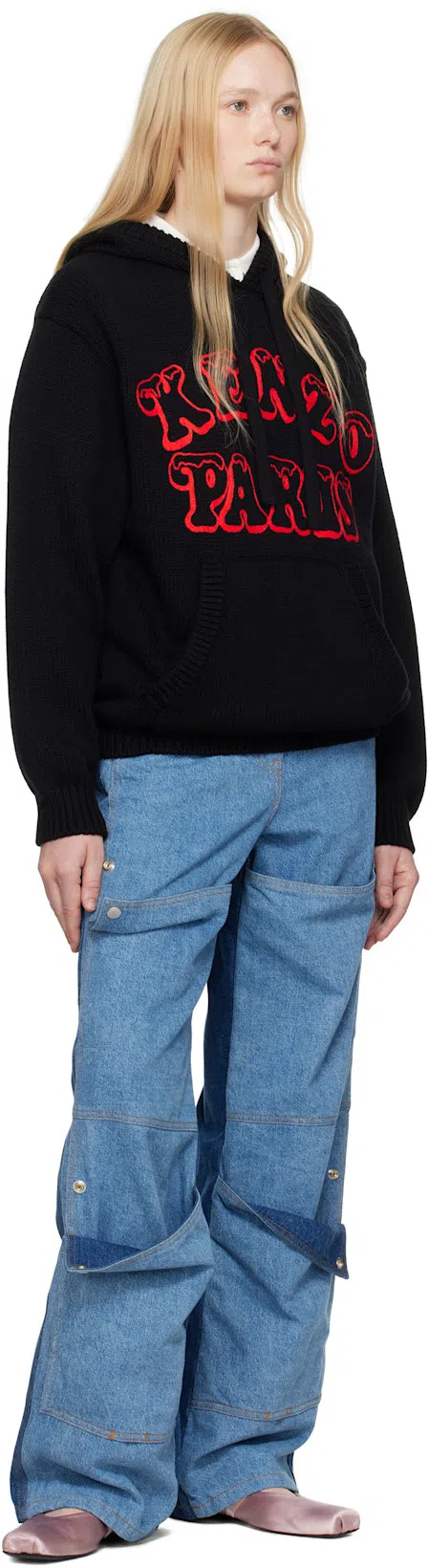 KENZO White  Paris Verdy Edition Embroidered Polo In 02 Off White