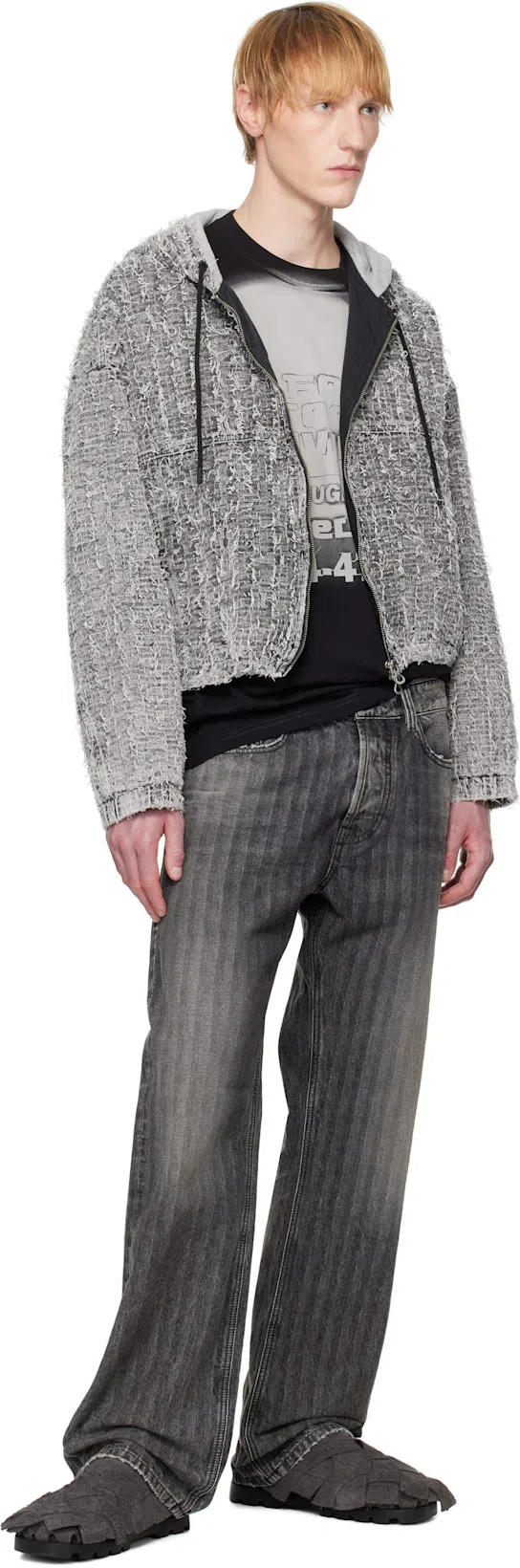 DIESEL Mens T-boxt-r15 Relaxed-fit Cotton T-shirt 9xx In Black