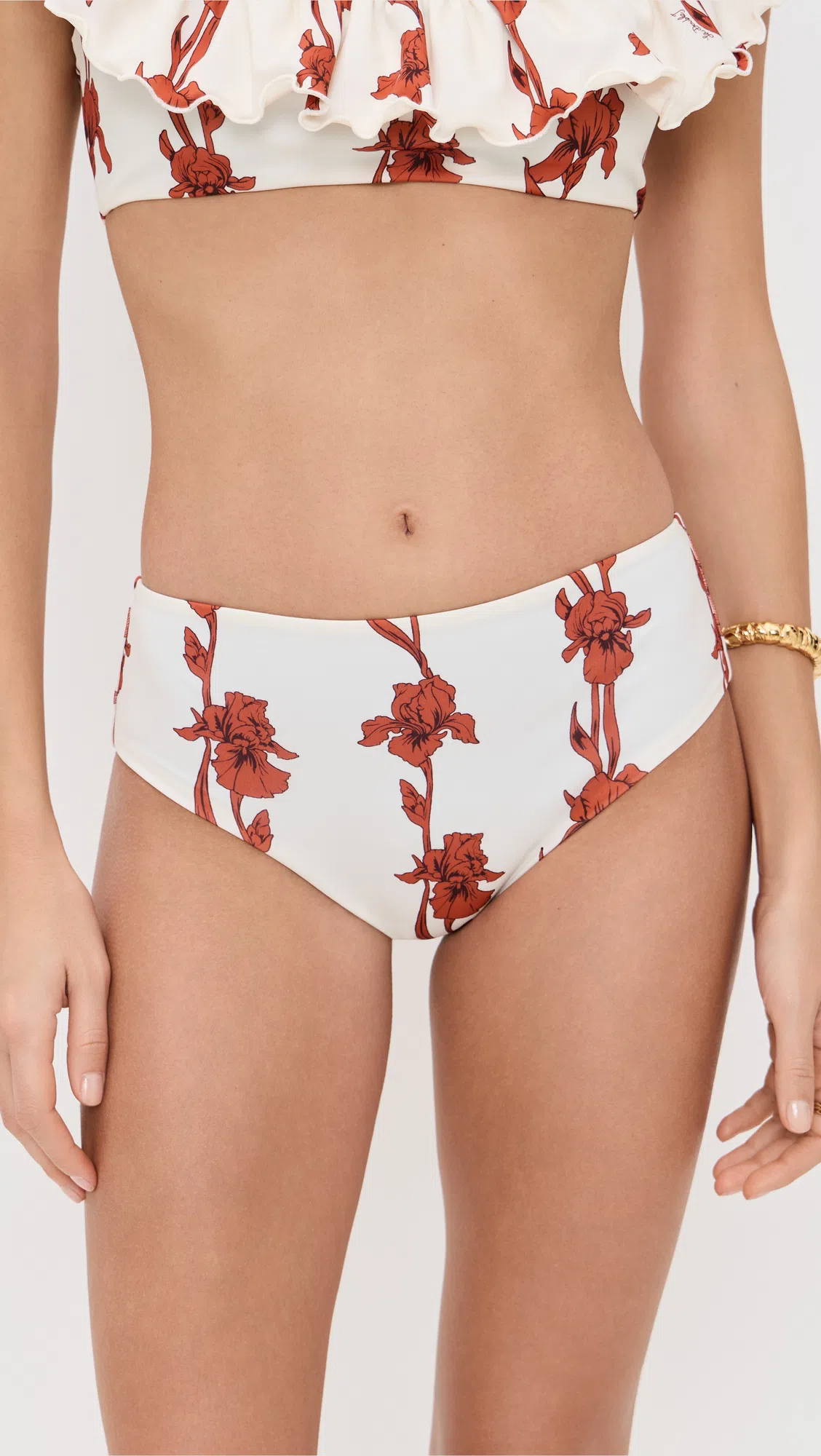 LA DOUBLEJ Boy Brief In Mini Iris Dark Orange