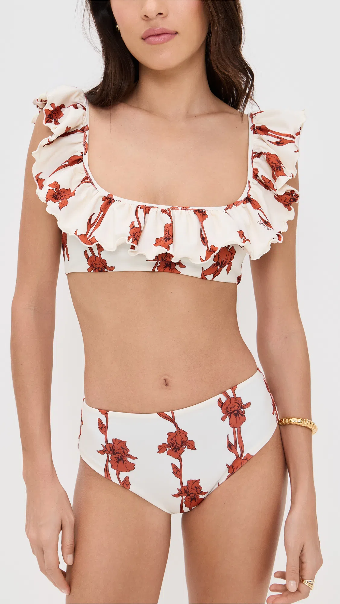 LA DOUBLEJ Boy Brief In Mini Iris Dark Orange