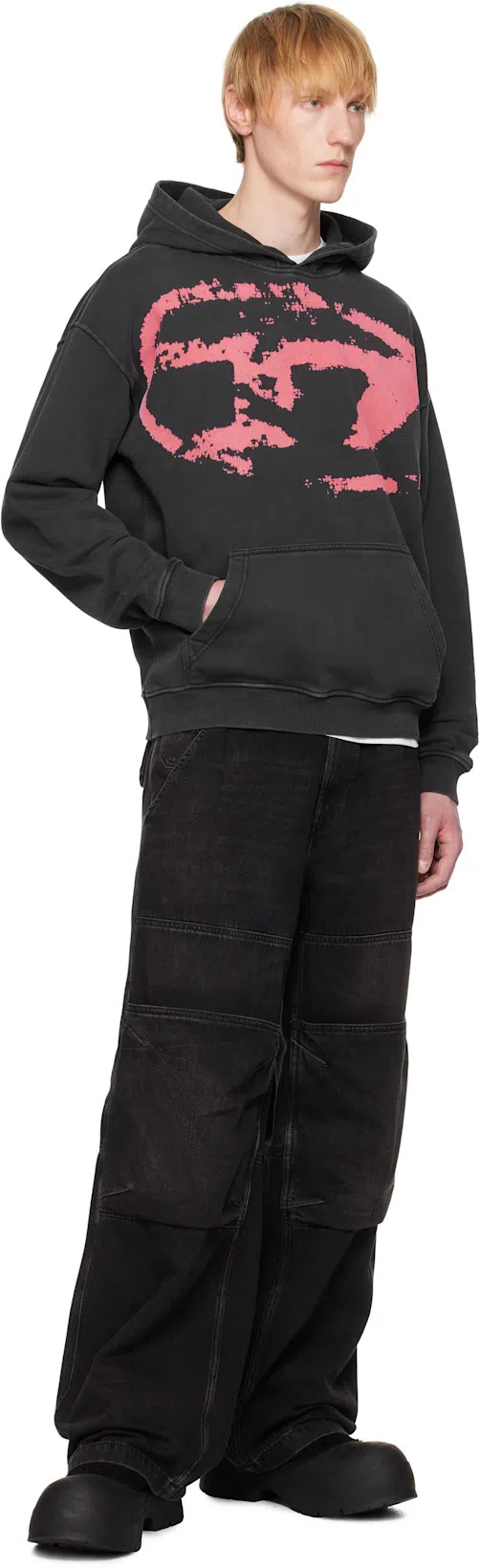 DIESEL T-isco-div Cotton Tank Top In White