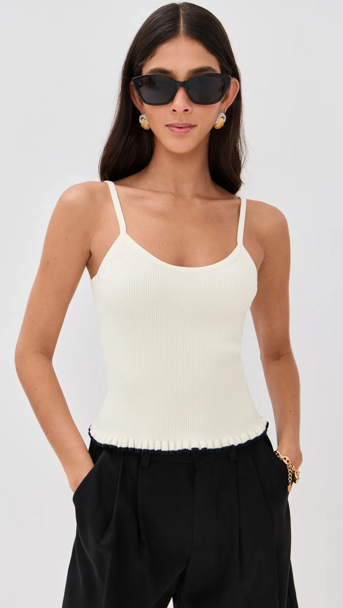 REFORMATION Drew Pleated Bermuda Shorts In Pitch Black