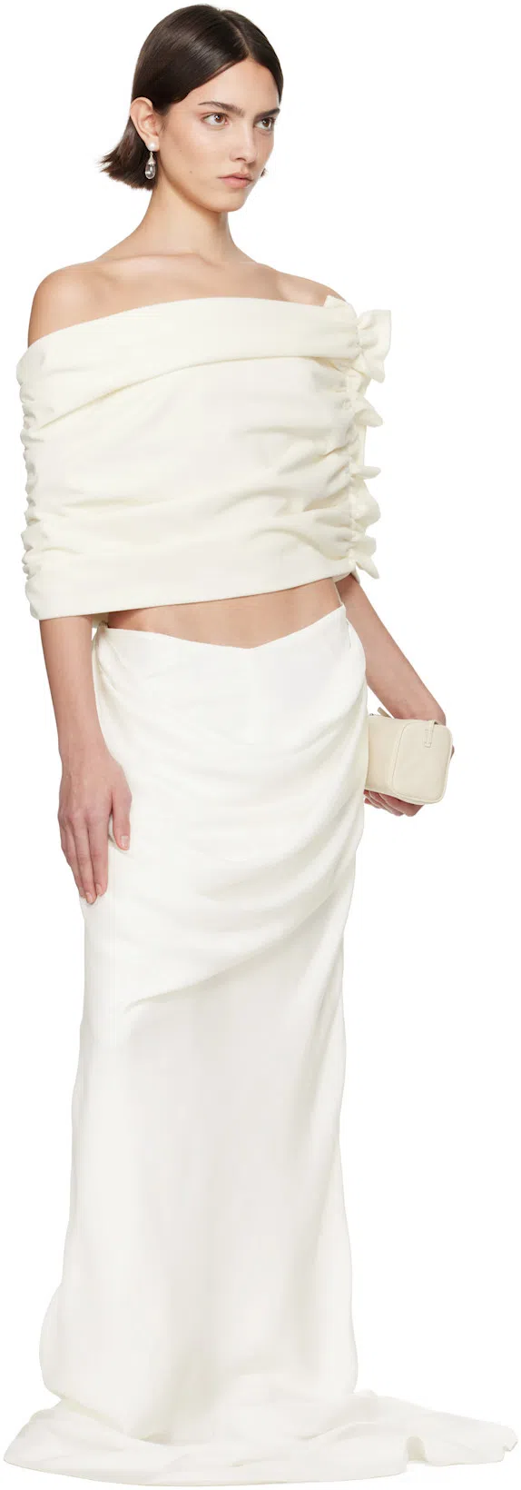 THE ROW White Sock Slippers In Purple