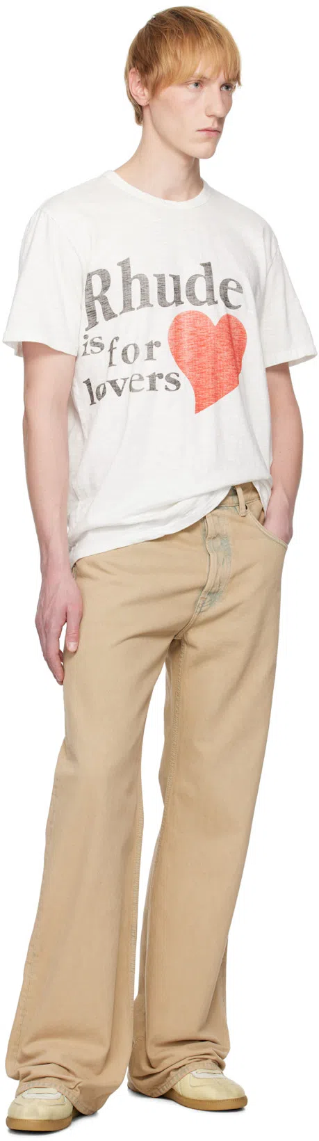 ACNE STUDIOS 1991 Toj Straight Denim Jean In 14l Light Sand