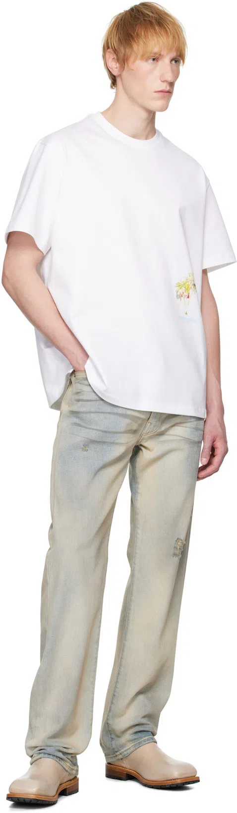 ACNE STUDIOS Blue Loose-fit 1999m Jeans In 228 Light Blue