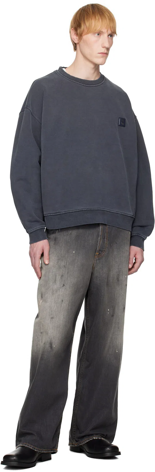 ACNE STUDIOS Black Super Baggy Fit 2023 Jeans