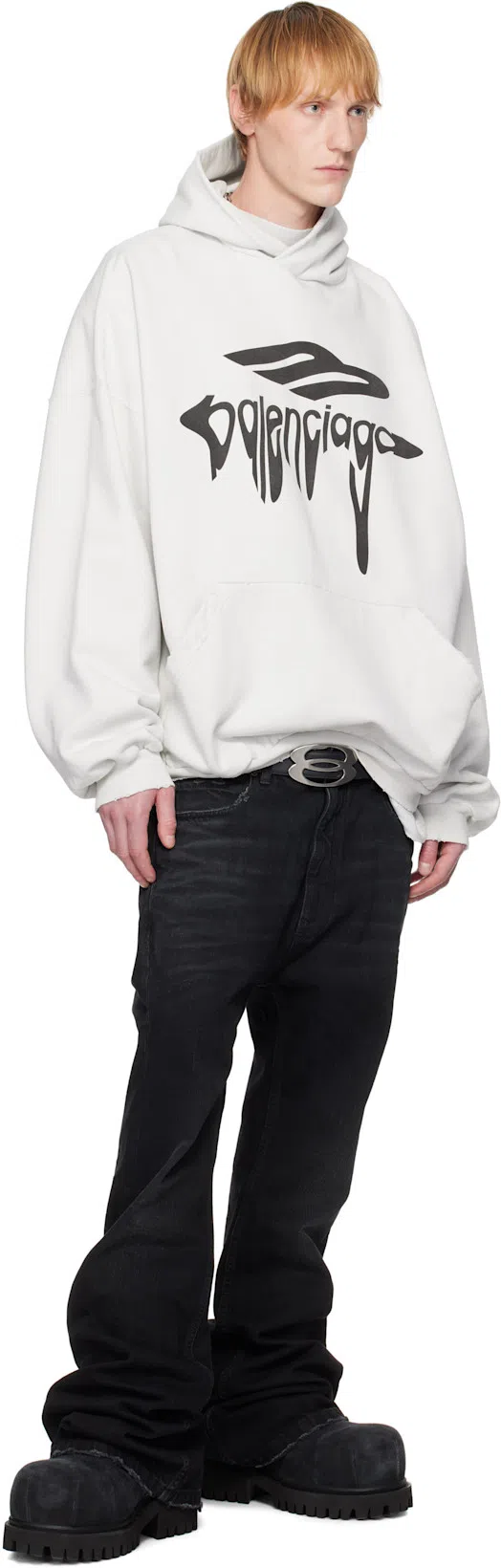 BALENCIAGA Layered Jeans In Black