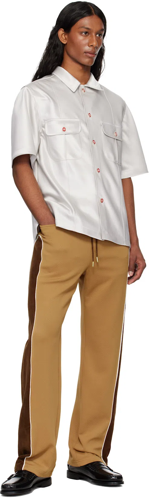 SEBAGO Dan Po Lt Leather Loafers In Black