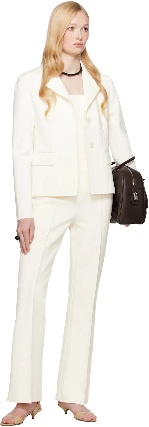 THE ROW India 12.00 Top-handle Bowling Bag In Leather In Brown