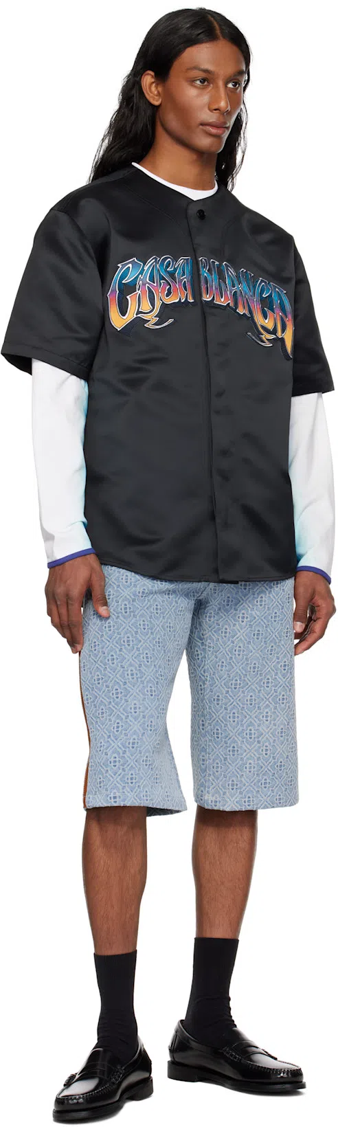 SEBAGO Dan Po Lt Leather Loafers In Black