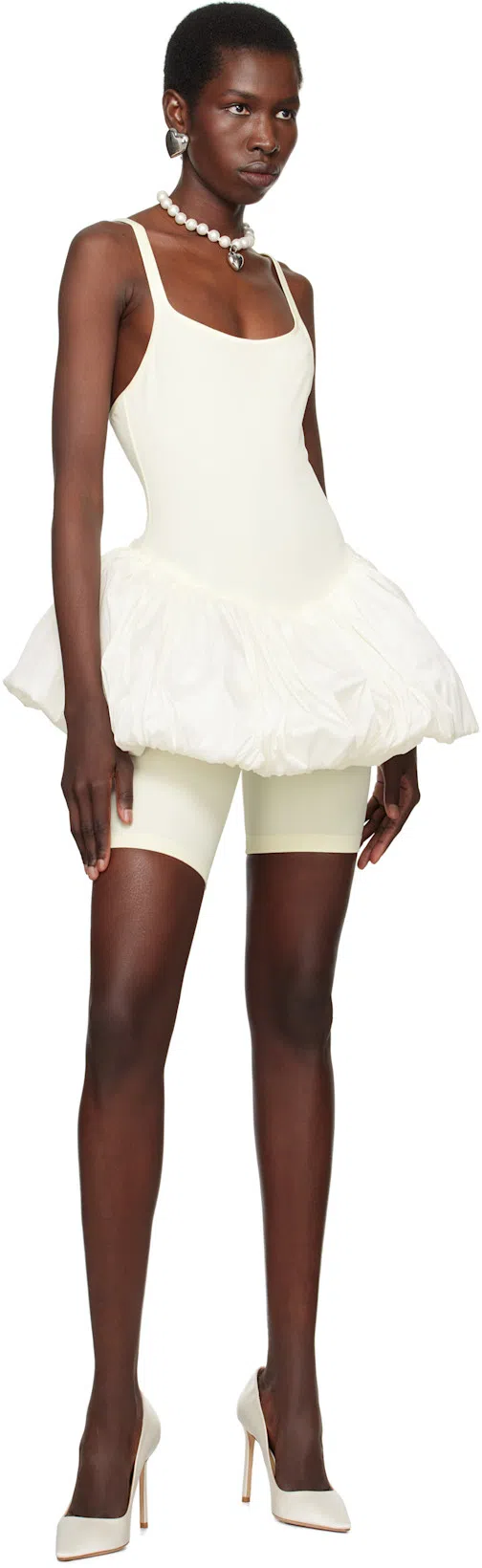 D'HEYGERE Ssense Exclusive Bridal Capsule 'just Married' Heart Earrings In Brass