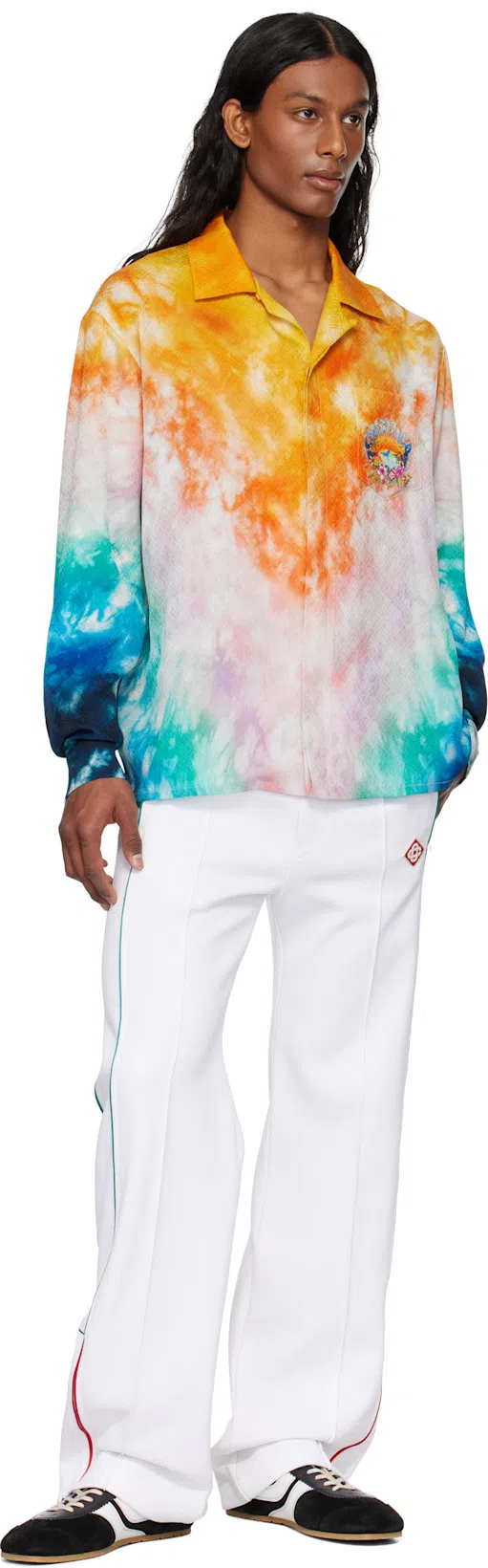 DRIES VAN NOTEN Sneakers Contrast Stitching Low Top Rubber Sole In Black