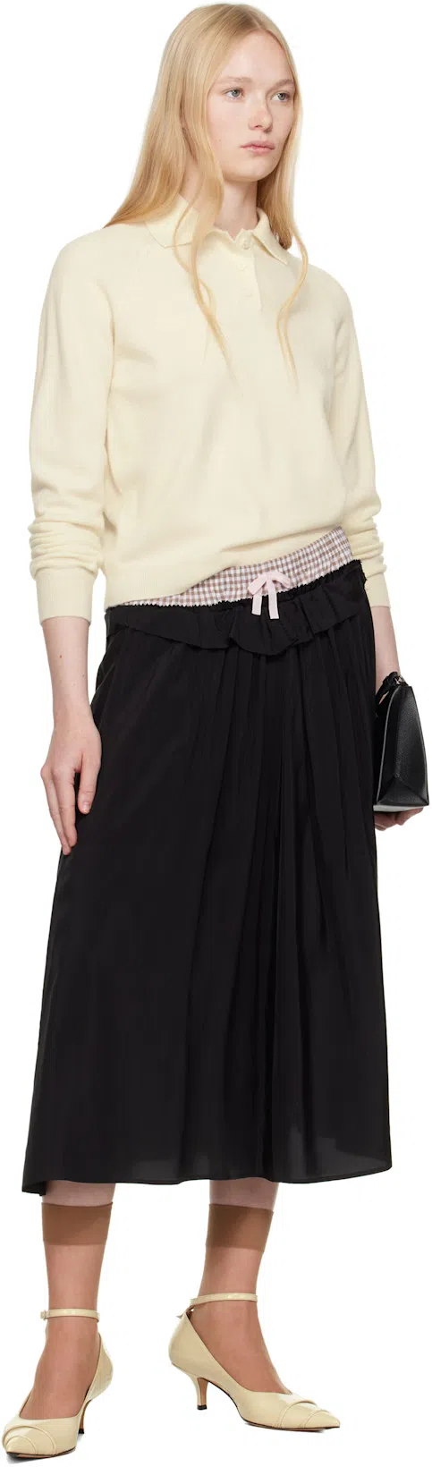 MAISON MARGIELA Skirt 'the Hidden Lining' In Black