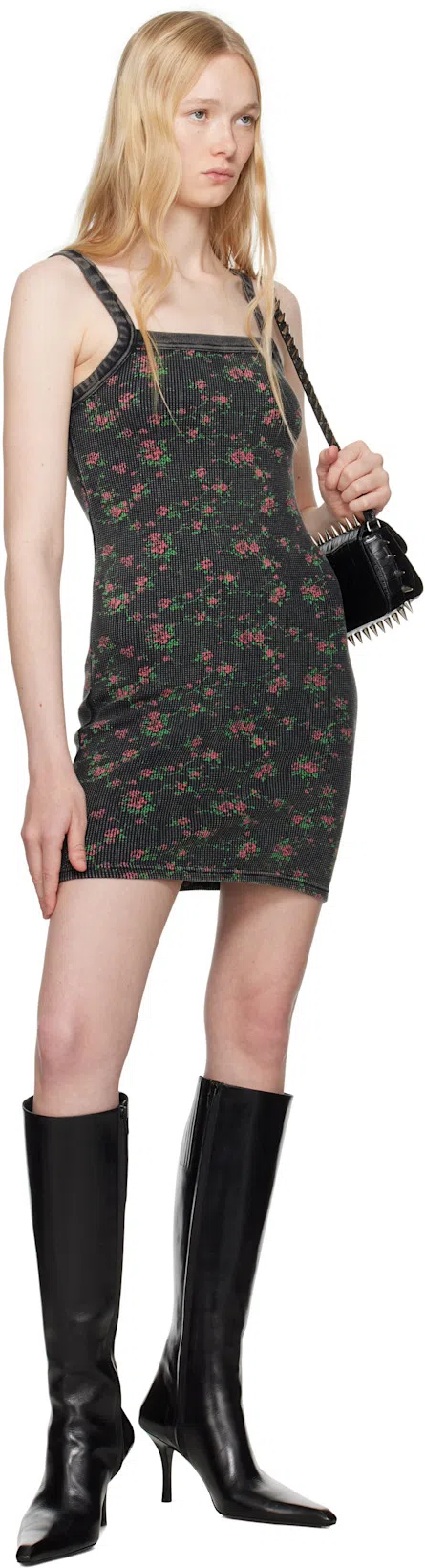 ALEXANDER WANG Black Vivica 85mm Knee-high Tall Boots