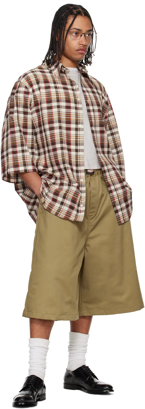 FERRAGAMO Perforated Leather Derby Shoes In Black