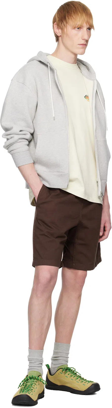 OUR LEGACY Hooded Grey Organic Cotton Sweatshirt In Gray