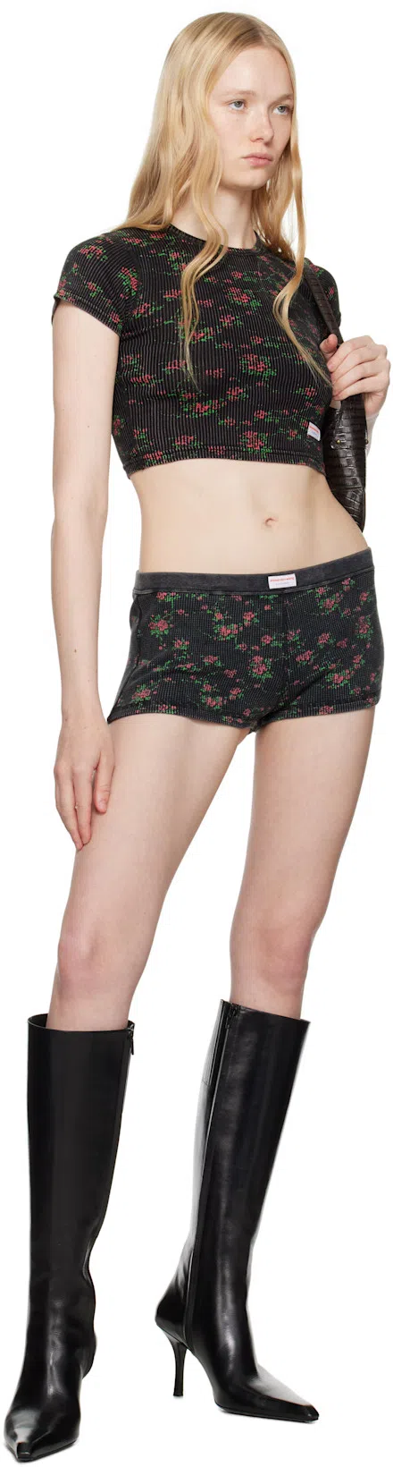 ALEXANDER WANG Black Vivica 85mm Knee-high Tall Boots