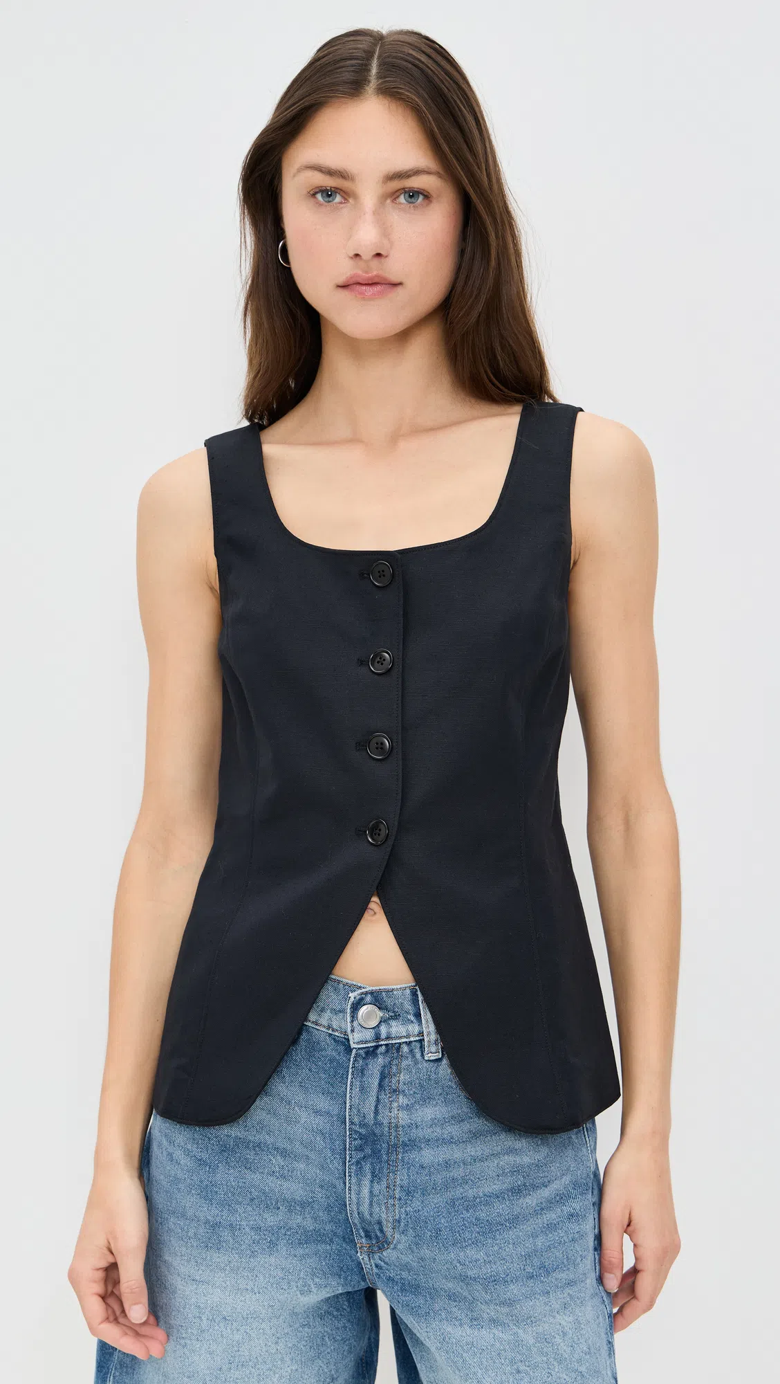 TONY BIANCO Martinez Flat In Black Nappa