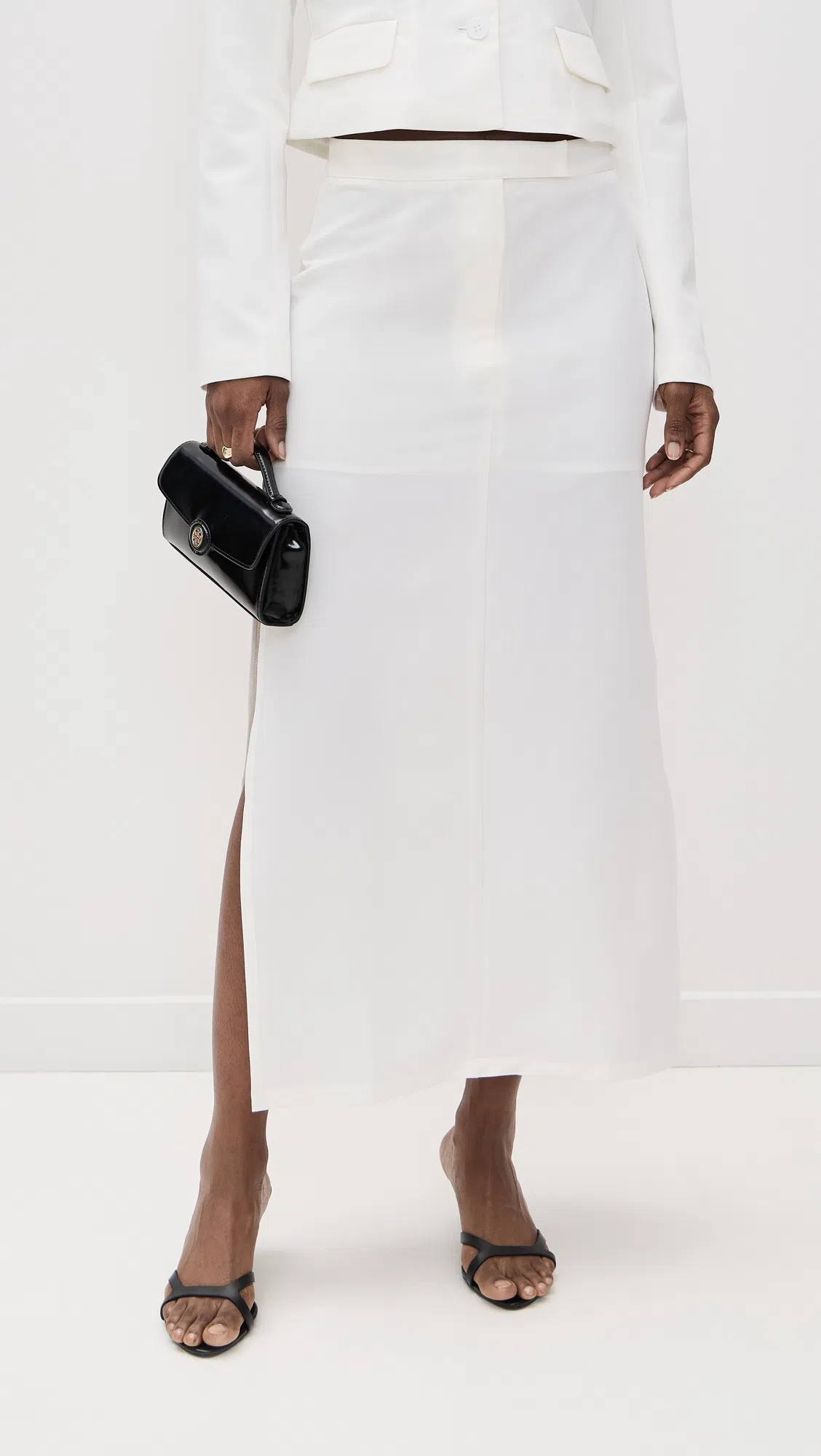 TORY BURCH Robinson Spazzolato Leather Convertible Shoulder Bag In Black