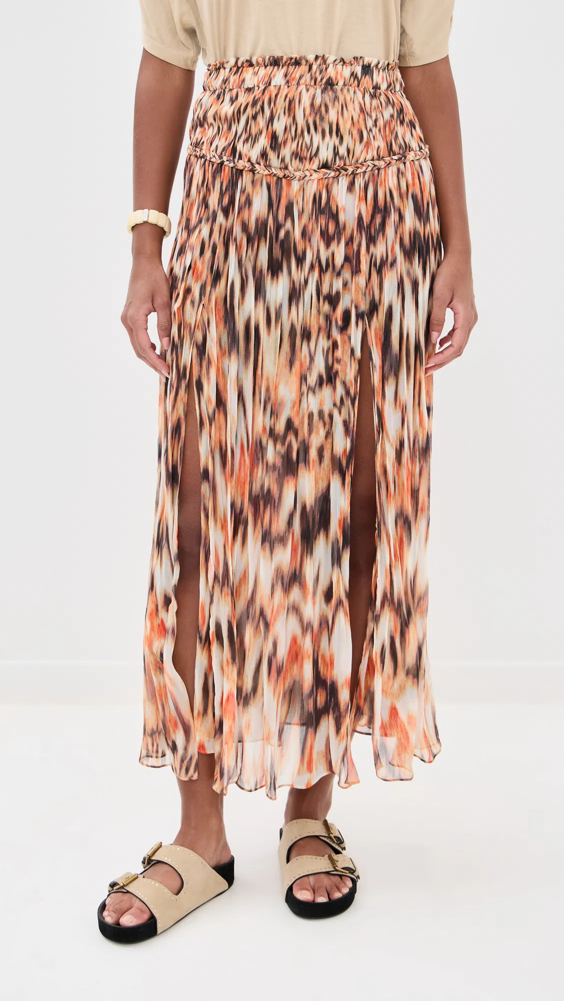 ISABEL MARANT Eveen Removable Ankle Cuff Sandal In Black