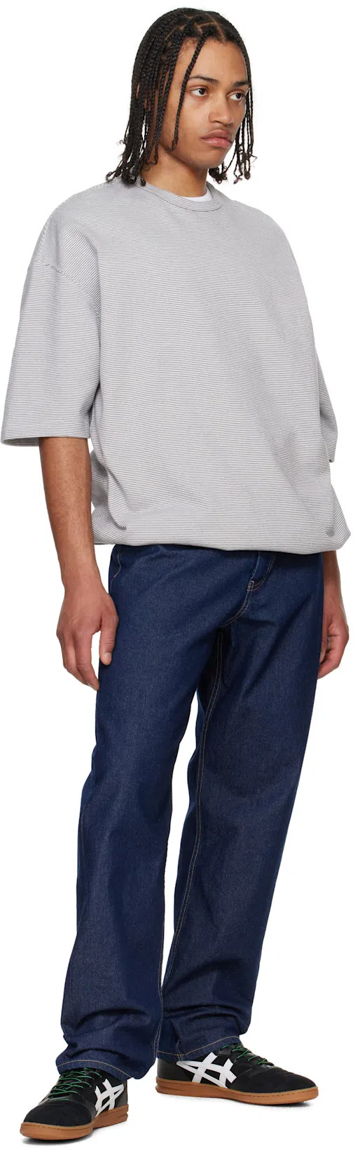 DIESEL Cotton T-shirt With Embroidered Details T-norm-int In White