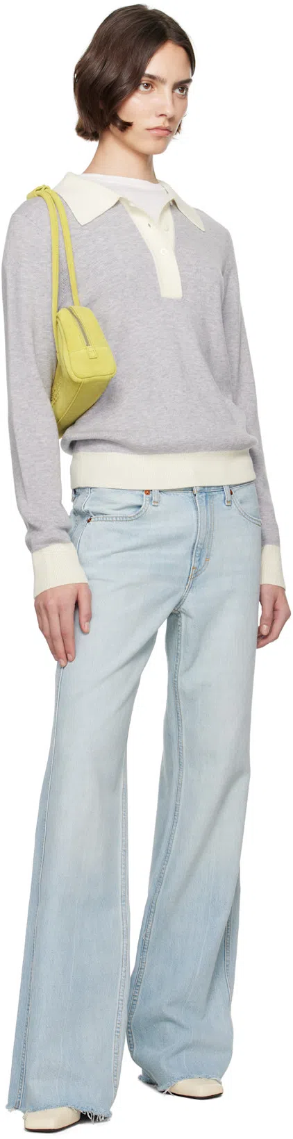 KHAITE Eva Calfskin Leather Pumps In Beige