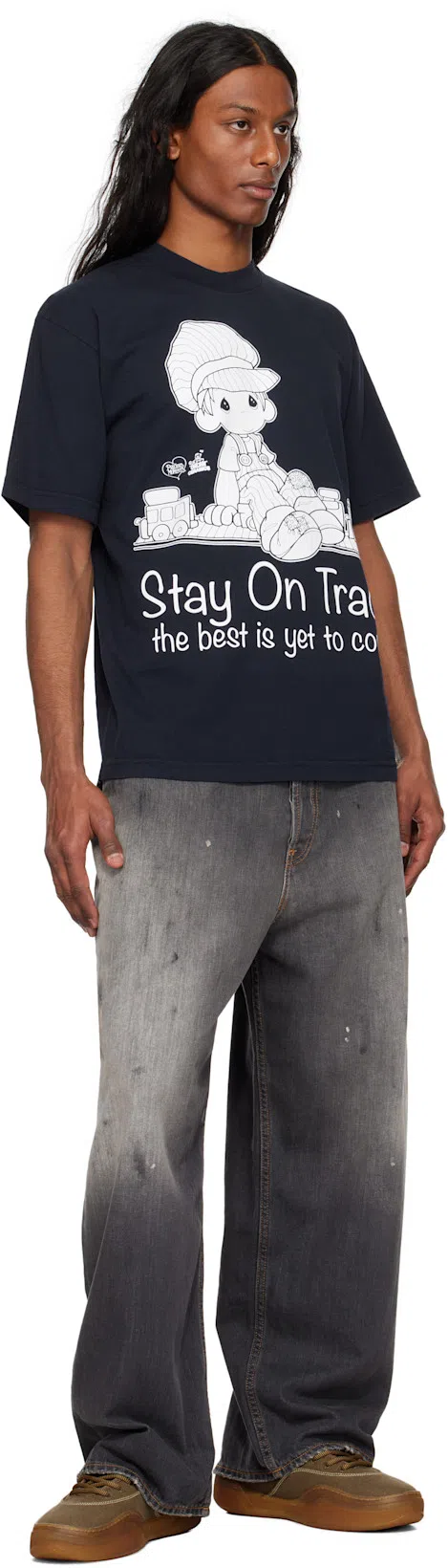 ACNE STUDIOS Black Super Baggy Fit 2023 Jeans