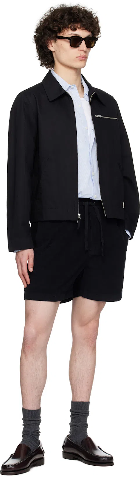 SEBAGO Dan Po Lt Leather Loafers In Black