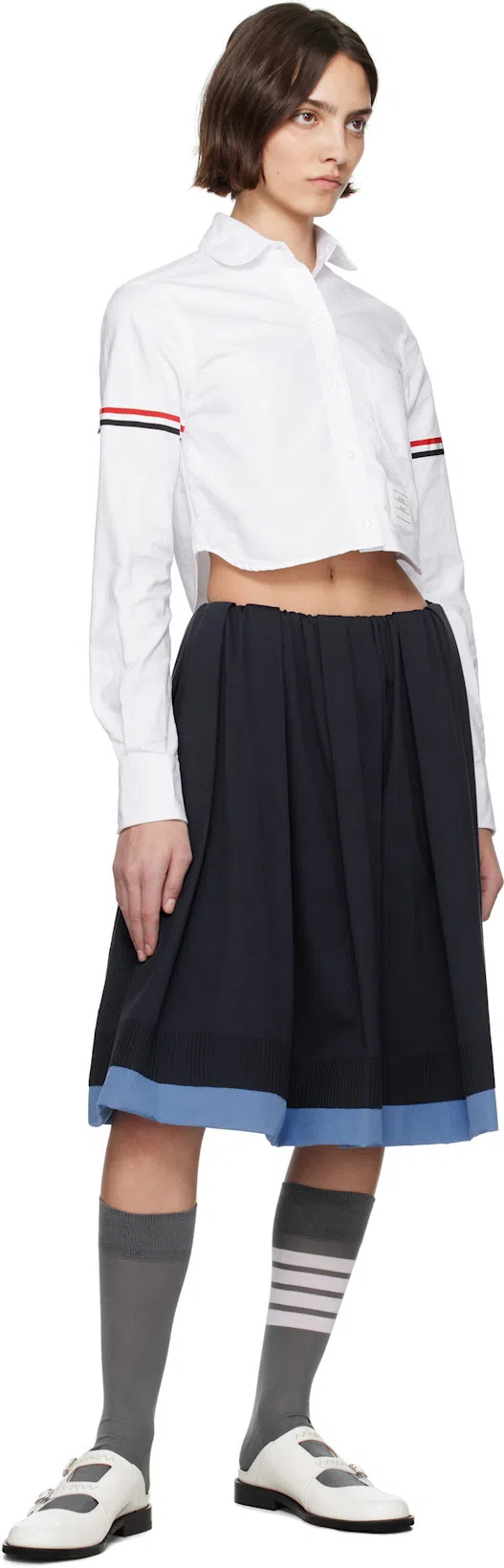 MARNI White Leather Bambi 3.0 Loafer With Double Buckle In 00w02 Natural White