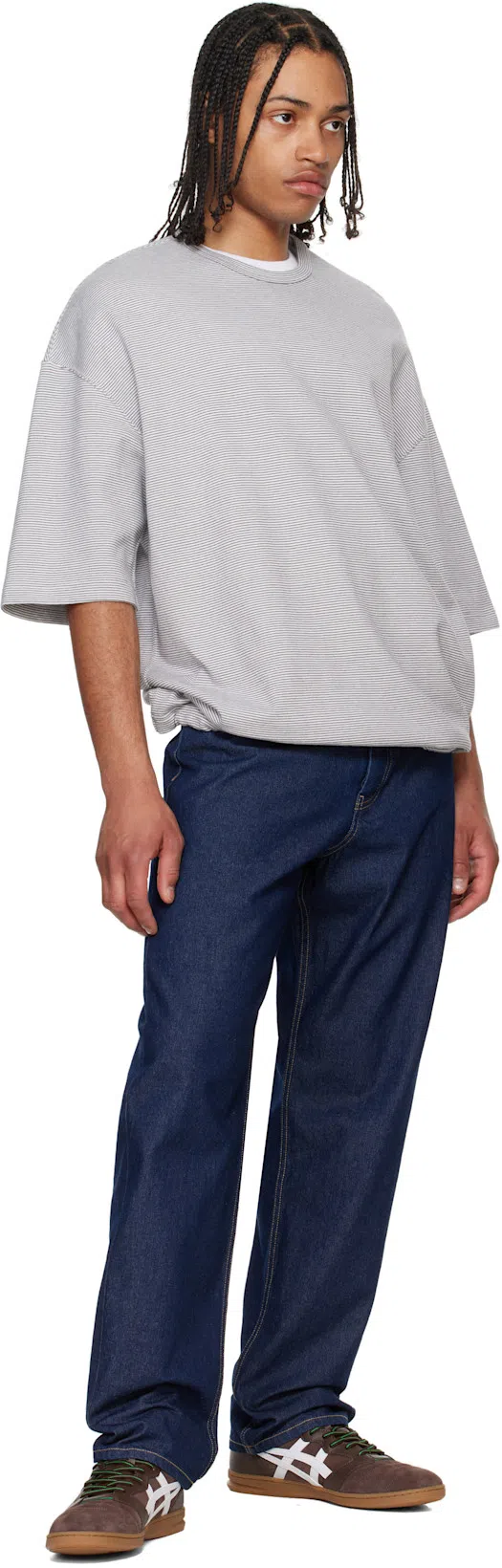 DIESEL Cotton T-shirt With Embroidered Details T-norm-int In White